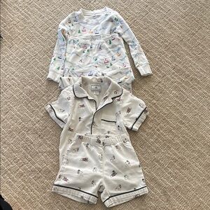 Boys pajama bundle size 3 petite plume and Janie and Jack